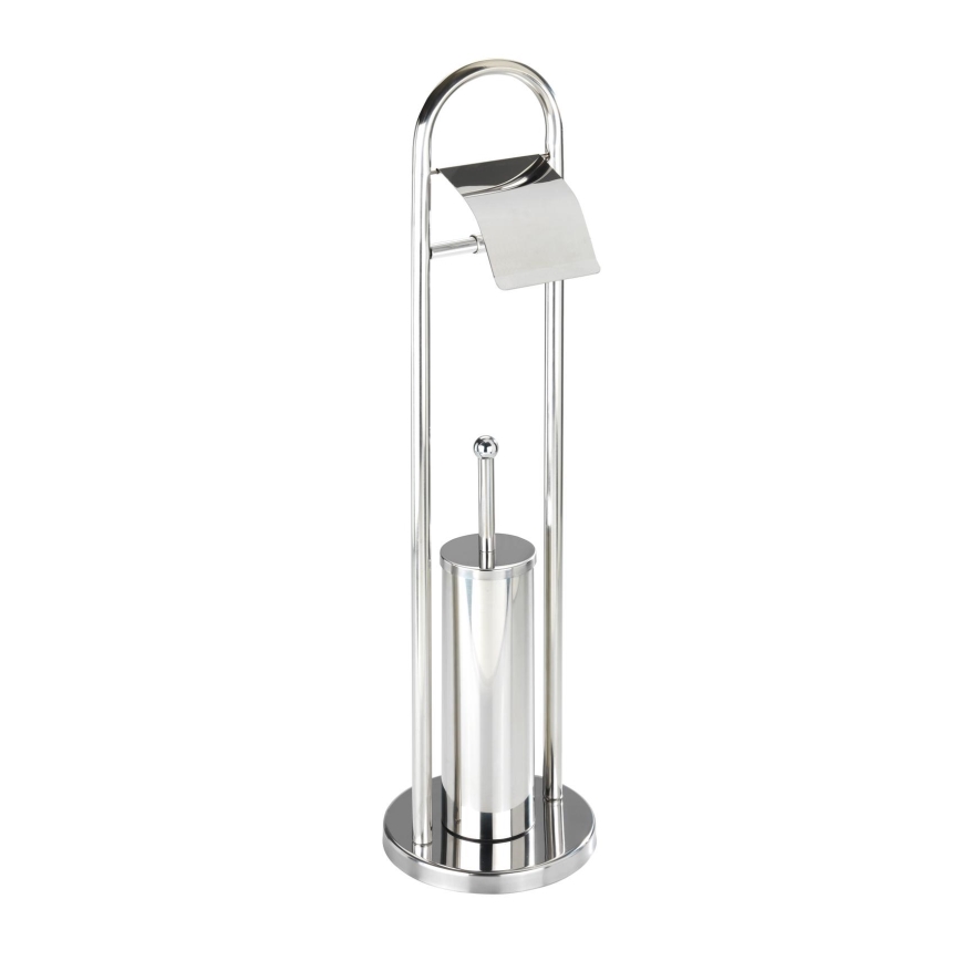 WENKO 16993100 - WC súprava VASTO 22x81 cm nerez/strieborná
