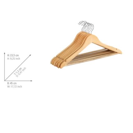 WENKO 17219008100 - Ramienka ECO 45x23,5 cm hnedá