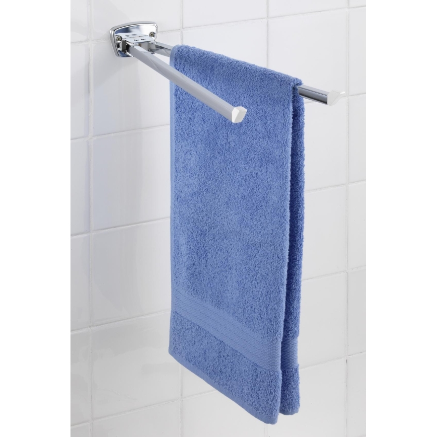 WENKO 17875100 - Držiak na uteráky BASIC 42x8 cm nerez/strieborný