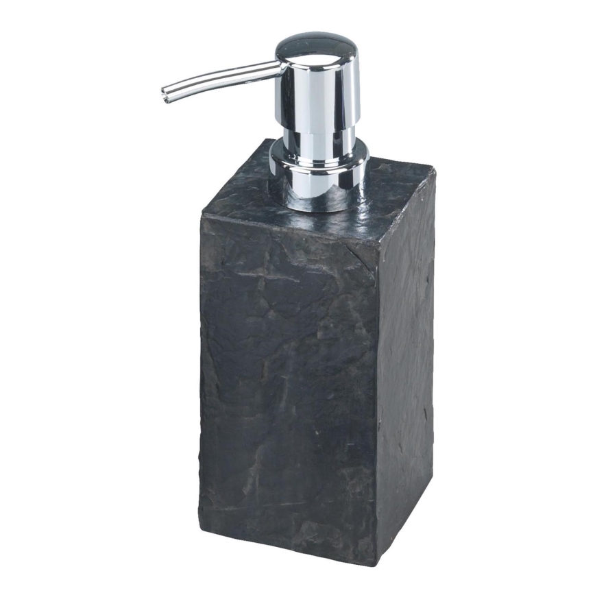 WENKO 17921100 - Dávkovač mydla SLATE ROCK 250 ml antracit