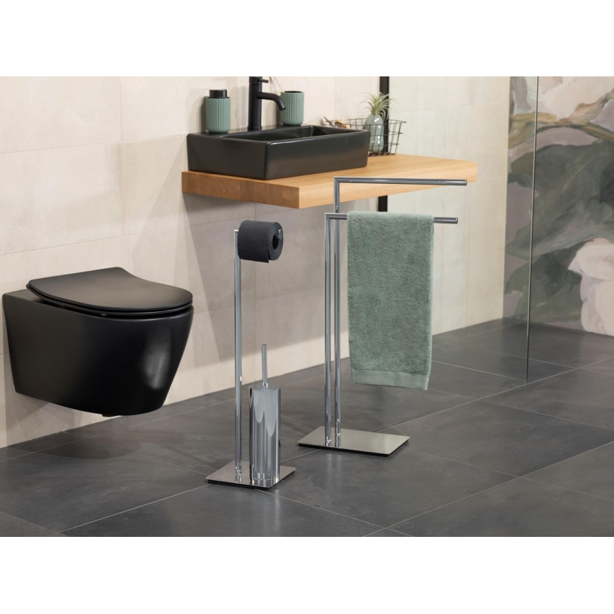 WENKO 18562100 - WC kefa RECCO 20x71,5 cm lesklý chróm