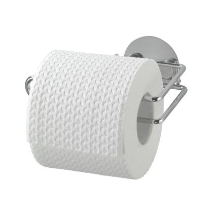 WENKO 18774100-Držiak toaletného papiera TURBO-LOC RUND STAHL 14x9 cm chróm