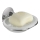 WENKO 18776100-Mydelnička TURBO-LOC KRUHOVÁ OCEĽ 13x11 cm lesk. chróm/biela