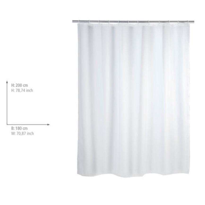 WENKO 19104100 - Sprchový záves 180x200 cm biely