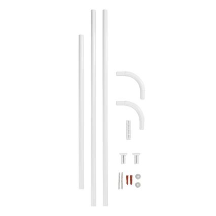 WENKO 19214100 - Tyč UNIVERSAL 2x2 cm biela