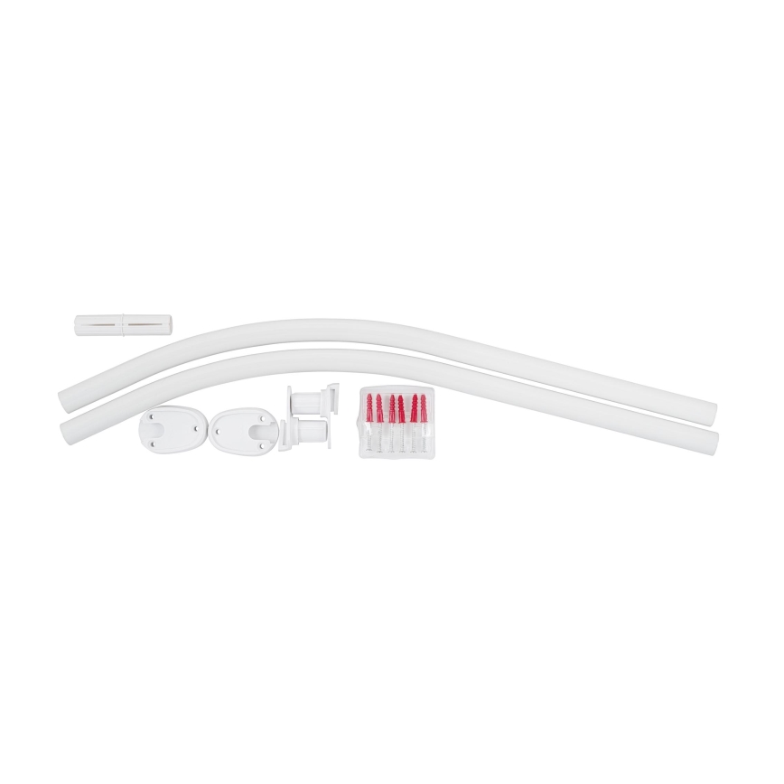 WENKO 19219100 - Sprchová tyč 80x90 cm biela