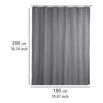WENKO 20044100 - Sprchový záves 180x200 cm sivý