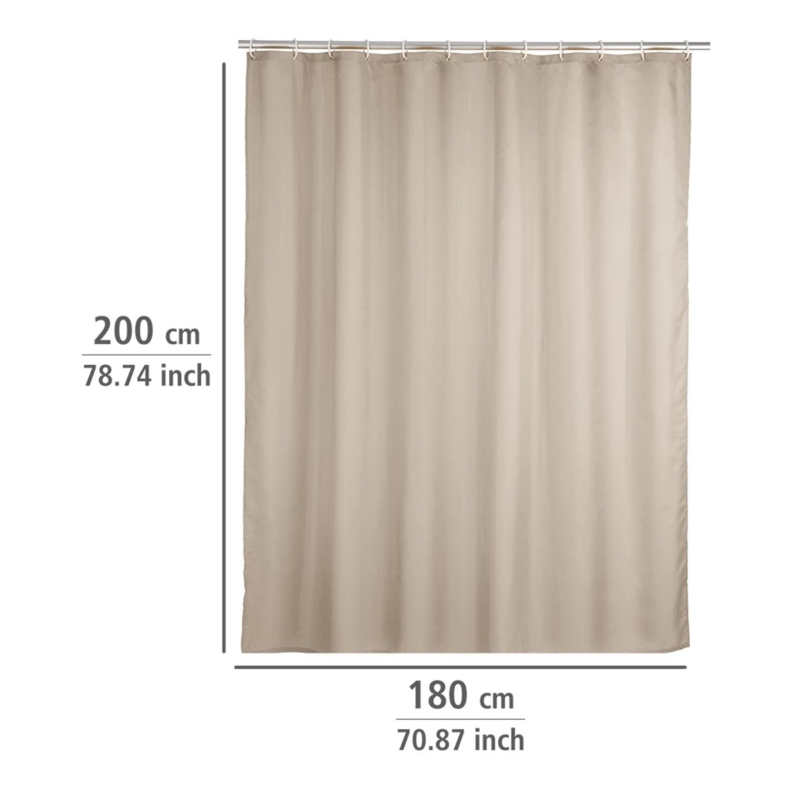 WENKO 20045100 - Sprchový záves 180x200 cm béžový