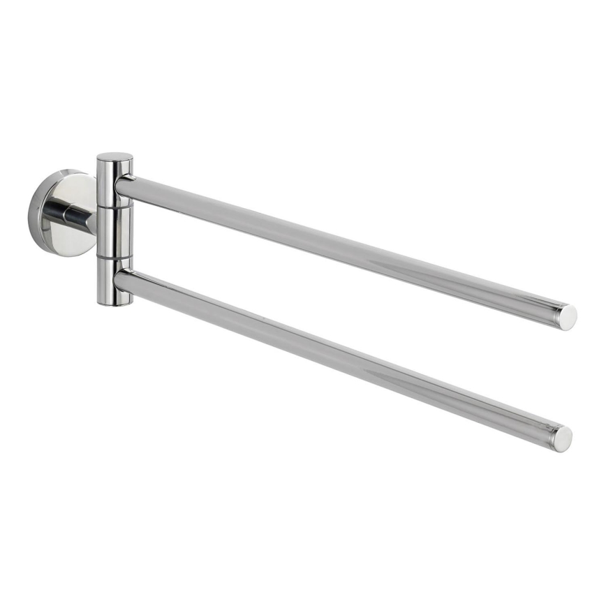 WENKO 20213100 - Držiak uterákov BOSIO SHINE 43x9 cm nerez/strieborný