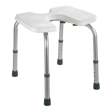 WENKO 206051100-Stolička SECURA 46x53,5 cm biela/strieborná