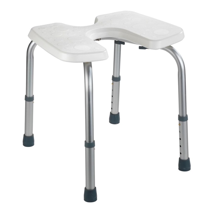 WENKO 206051100-Stolička SECURA 46x53,5 cm biela/strieborná