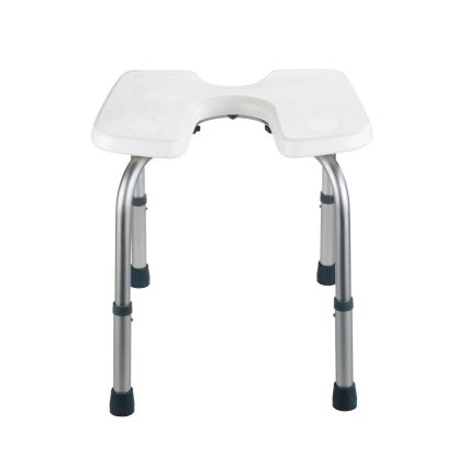 WENKO 206051100-Stolička SECURA 46x53,5 cm biela/strieborná