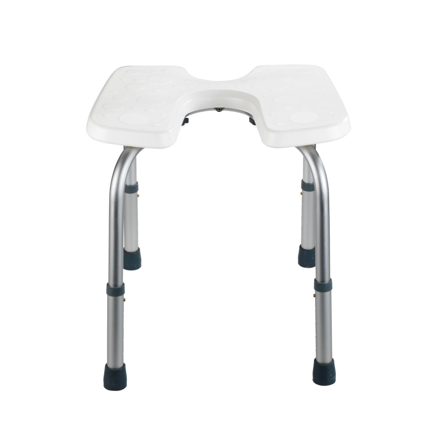 WENKO 206051100-Stolička SECURA 46x53,5 cm biela/strieborná