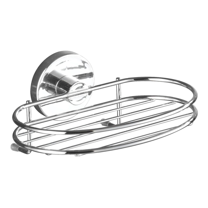 WENKO 20890100-Držiak mydla VACUUM-LOC MILAZZO 16,5x12 cm lesklý chróm