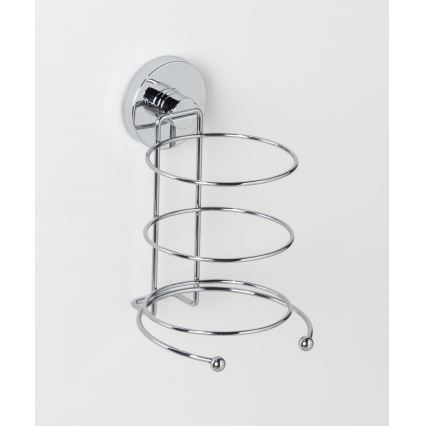 WENKO 20896100-Držiak na fén VACUUM-LOC MILAZZO 12x17 cm lesklý chróm