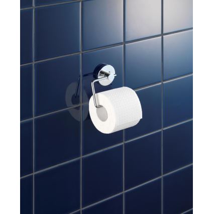 WENKO 20899100-Držiak toaletného papiera VACUUM-LOC MILAZZO 13x10,5 cm lesklý chróm