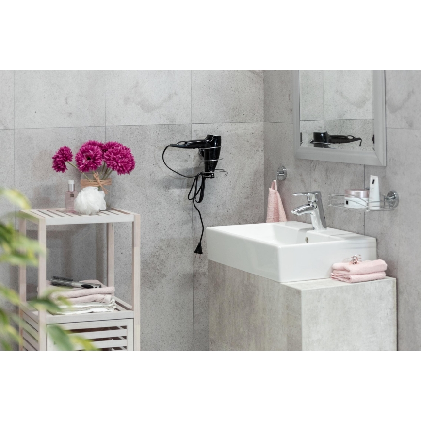 WENKO 20900100-Háčik VACUUM-LOC RUND STAH 6x6,7 cm lesklý chróm