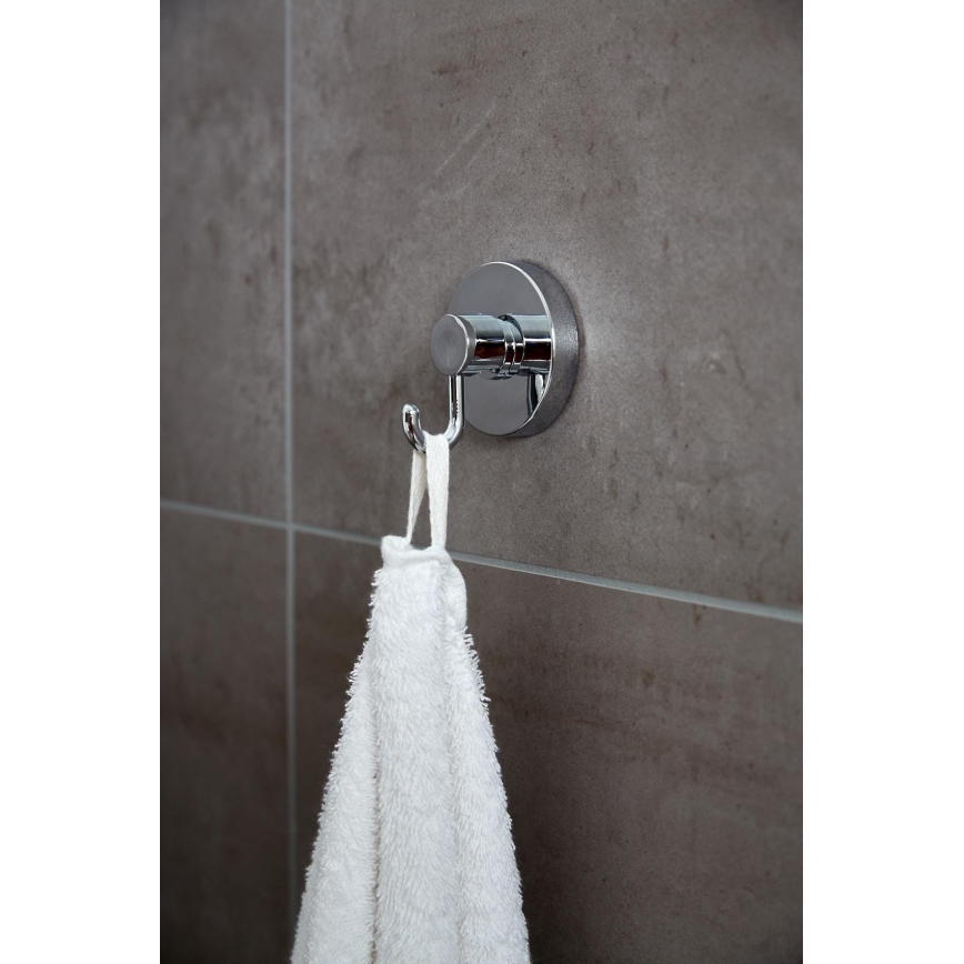 WENKO 20900100-Háčik VACUUM-LOC RUND STAH 6x6,7 cm lesklý chróm