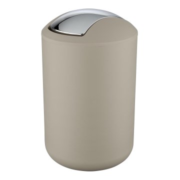 WENKO 21222100 - Kôš BRASIL 19,5x31 cm béžový/lesklý chróm