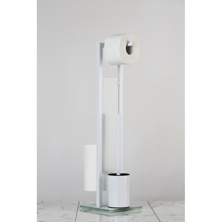 WENKO 21565100 - WC kefa RIVALTA 18x70 cm biela/čierna