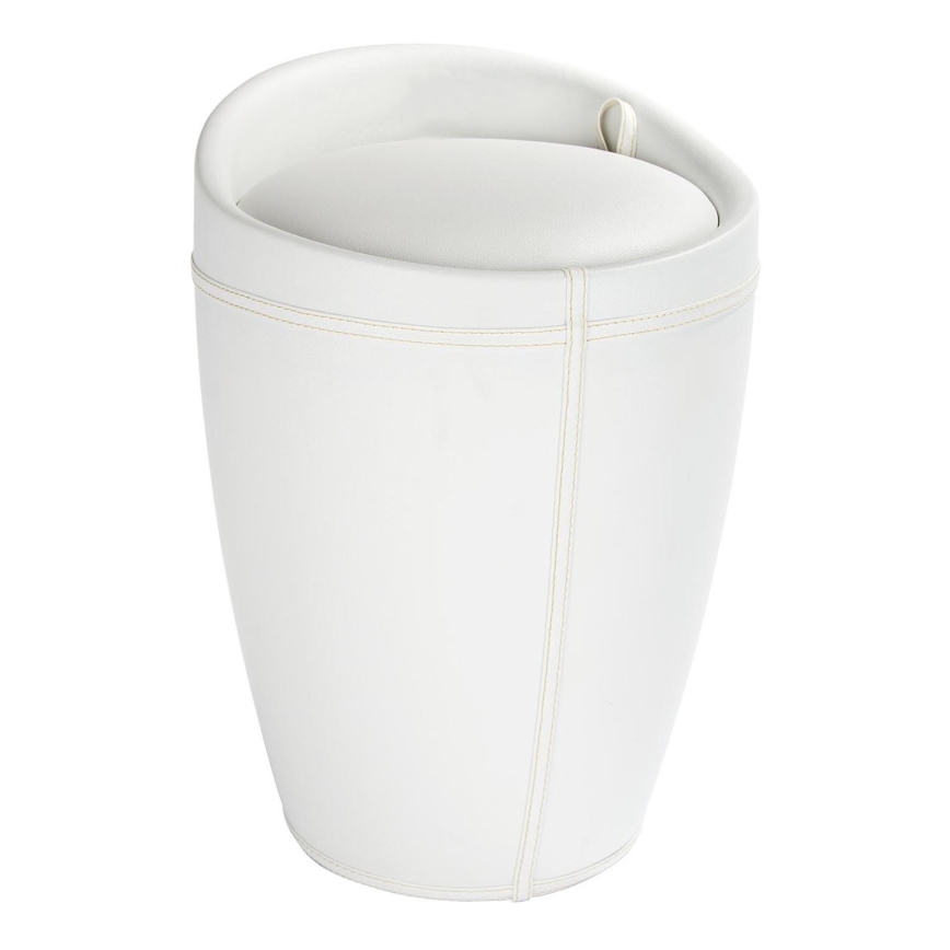 WENKO 21773100 - Stolička CANDY 36x50,5 cm biela/čierna