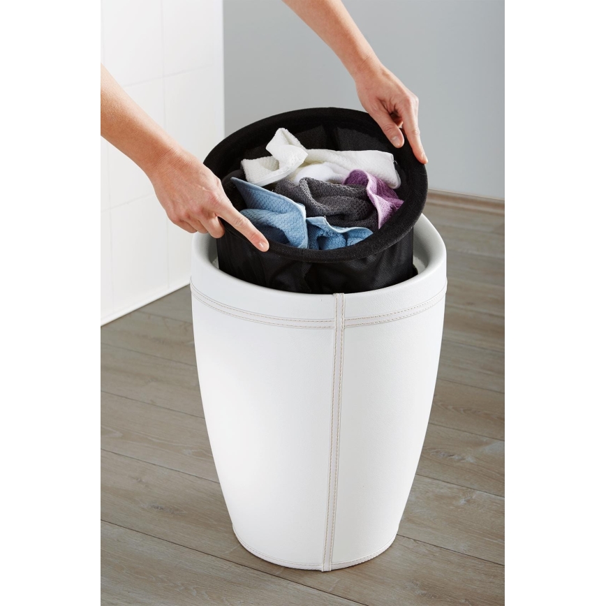 WENKO 21773100 - Stolička CANDY 36x50,5 cm biela/čierna