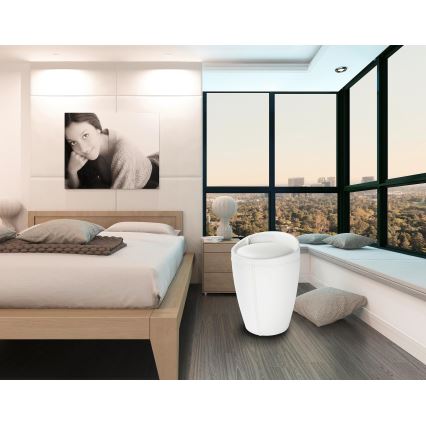 WENKO 21773100 - Stolička CANDY 36x50,5 cm biela/čierna