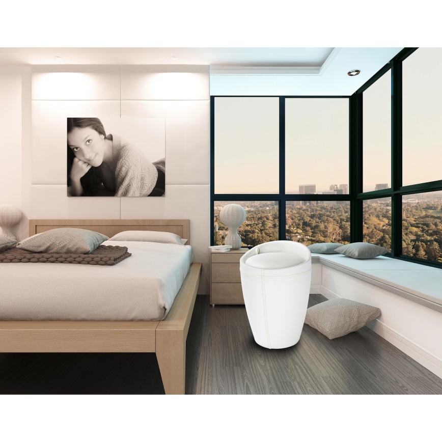 WENKO 21773100 - Stolička CANDY 36x50,5 cm biela/čierna