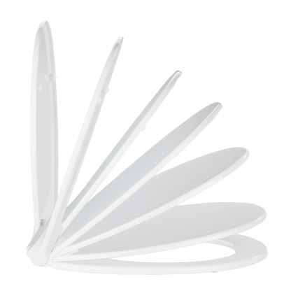 WENKO 21901100-WC sedátko KOS 44x37 cm biela/strieborná