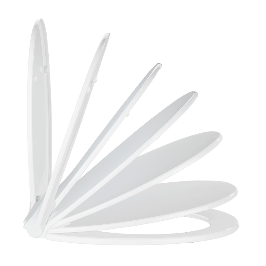 WENKO 21901100-WC sedátko KOS 44x37 cm biela/strieborná