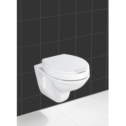 WENKO 21905100-WC sedátko SECURA 37x44 cm biela/sivá