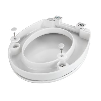 WENKO 21905100-WC sedátko SECURA 37x44 cm biela/sivá