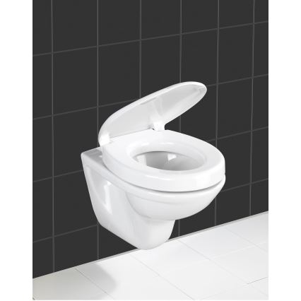 WENKO 21905100-WC sedátko SECURA 37x44 cm biela/sivá
