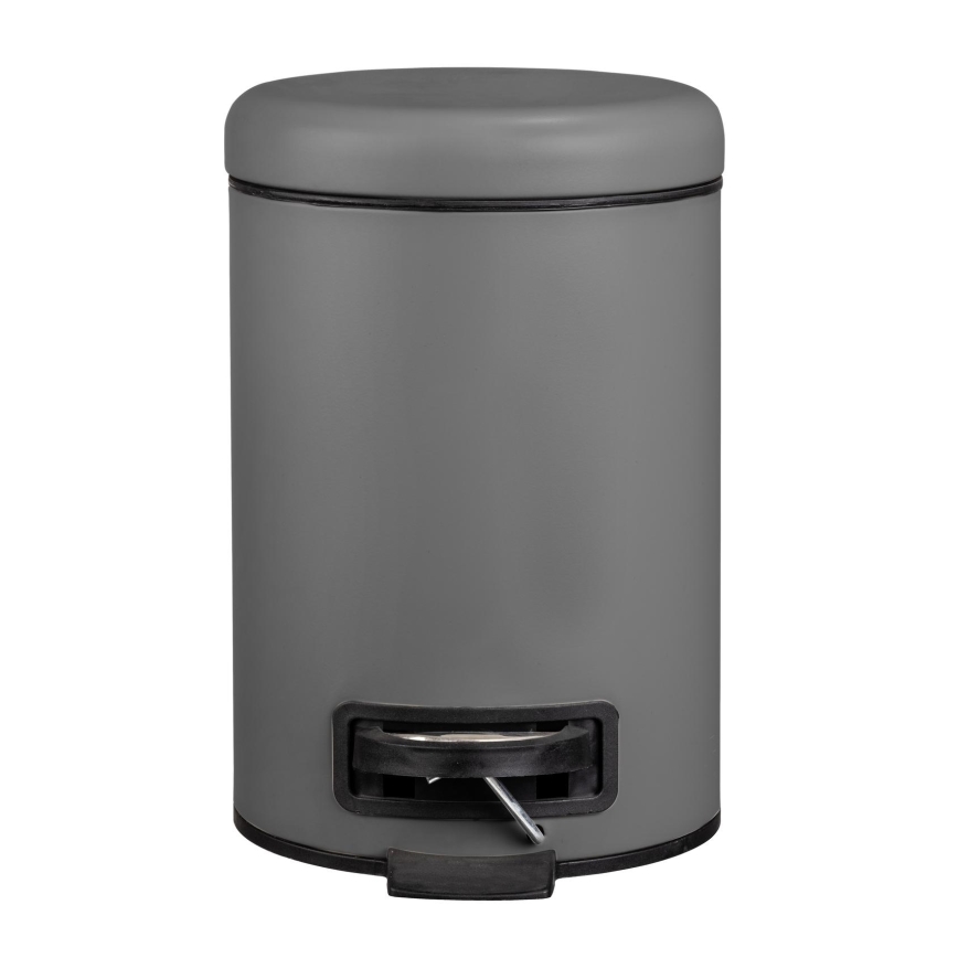 WENKO 22148100 - Kôš LEMAN 17x25 cm sivá/čierna