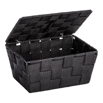 WENKO 22197100 - Košík ADRIA 19 x 14 cm čierny