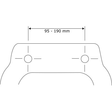 WENKO 22403100-WC sedátko SAMOS 44,5x37,5 cm modrá/strieborná