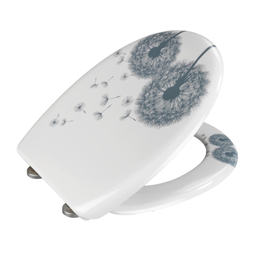 WENKO 22409100-WC sedadlo ASTERA 45x38 cm pestrofarebné/strieborné