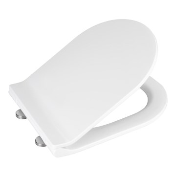 WENKO 22415100-WC sedátko HABOS 46x36 cm biela/strieborná