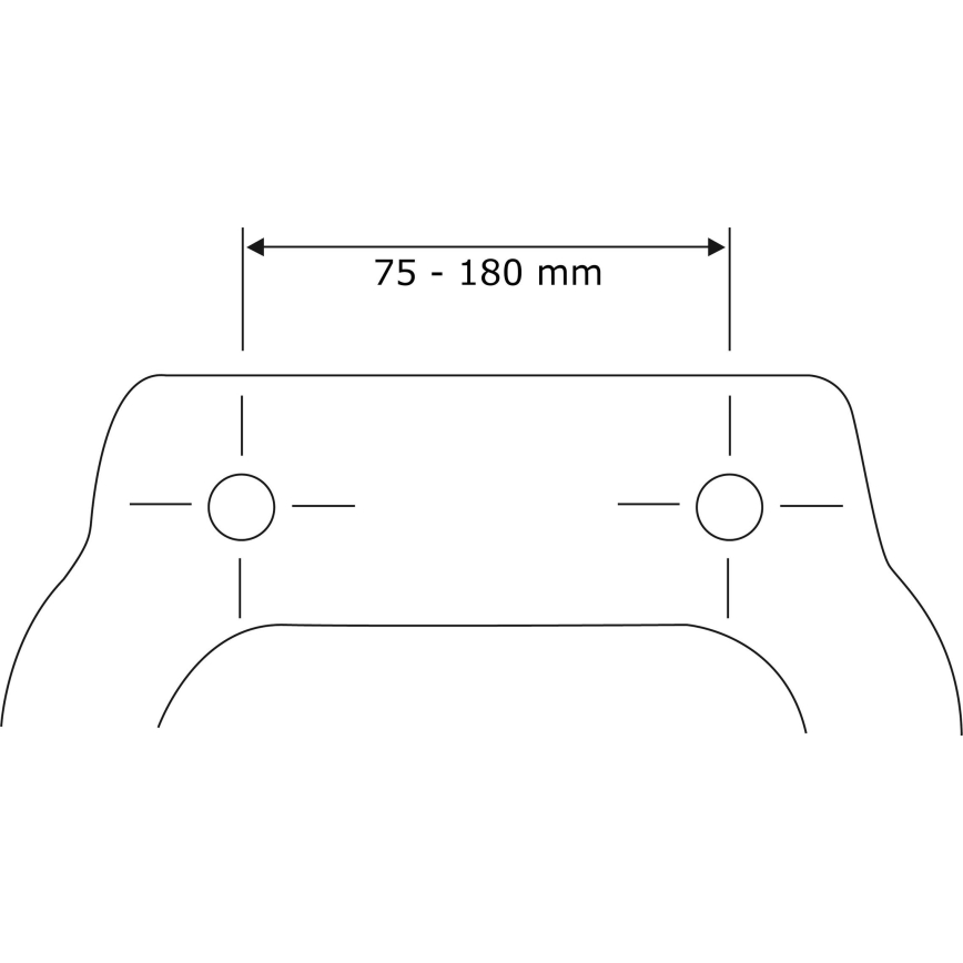 WENKO 22415100-WC sedátko HABOS 46x36 cm biela/strieborná