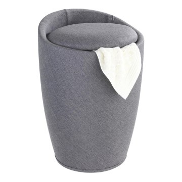 WENKO 22448100 - Stolička CANDY 36x50,5 cm šedá/čierna