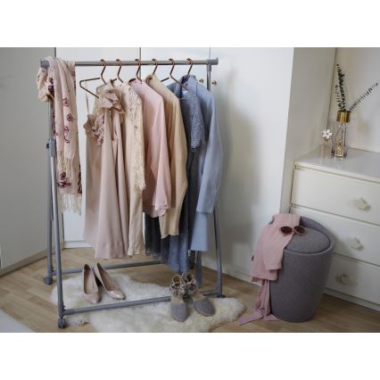 WENKO 22448100 - Stolička CANDY 36x50,5 cm šedá/čierna