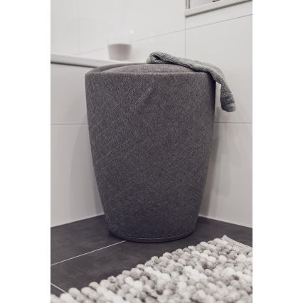 WENKO 22448100 - Stolička CANDY 36x50,5 cm šedá/čierna