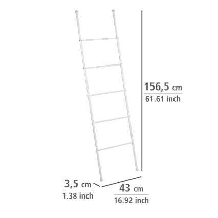 WENKO 22508100 - Držiak na uteráky VIVA 43x156,5 cm biely