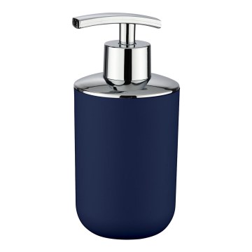 WENKO 22519100 - Dávkovač na mydlo BRASIL 320 ml modrý/lesklý chróm