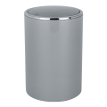 WENKO 22562100 - Kôš INCA 18,5x25,5 cm sivý/lesklý chróm