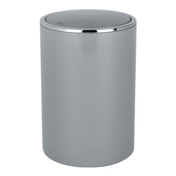 WENKO 22562100 - Kôš INCA 18,5x25,5 cm sivý/lesklý chróm