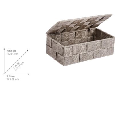 WENKO 22572100 - Organizér ADRIA 18x10 cm béžový