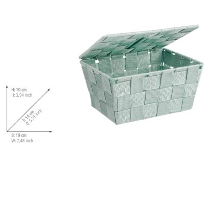 WENKO 22573100 - Košík ADRIA 19x14 cm zelený