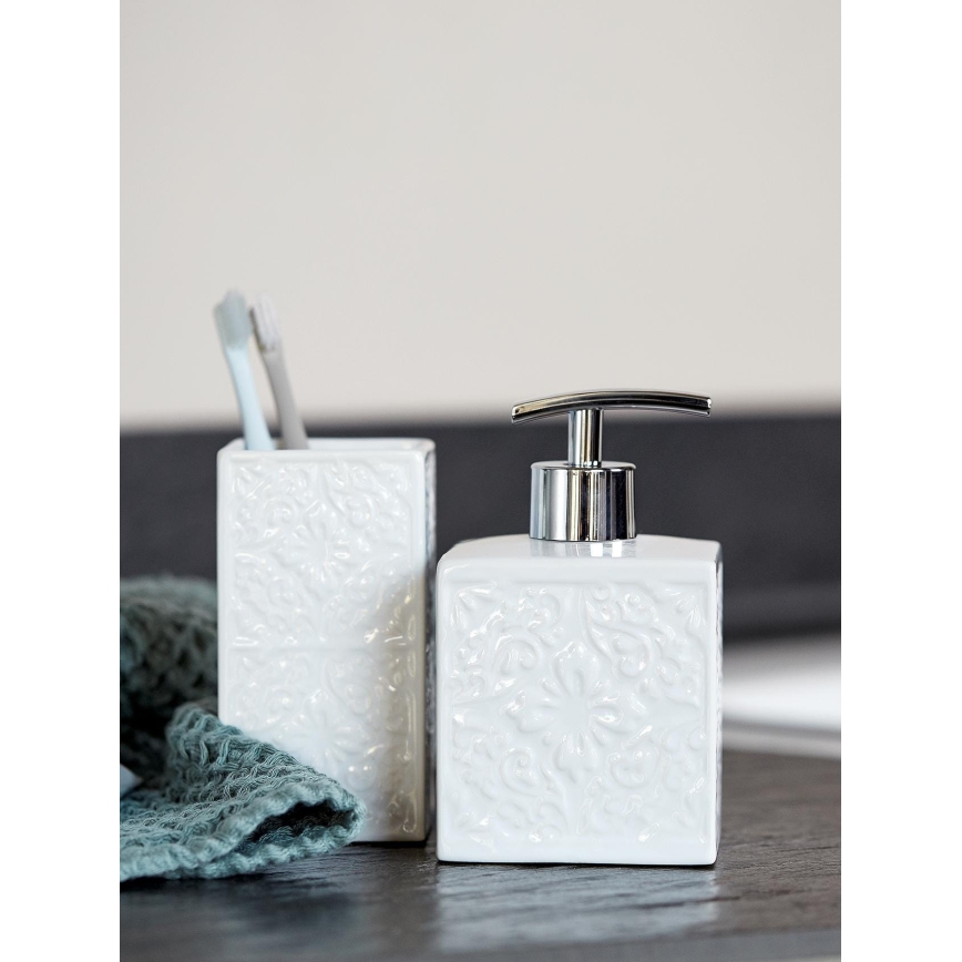 WENKO 22650100 - dávkovač mydla CORDOBA 500 ml, biely
