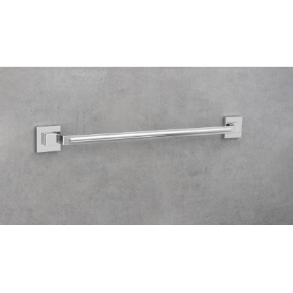 WENKO 22684100-Držiak uterákov VACUUM-LOC QUADRO ED 60,5x6 cm strieborná/lesk. chróm